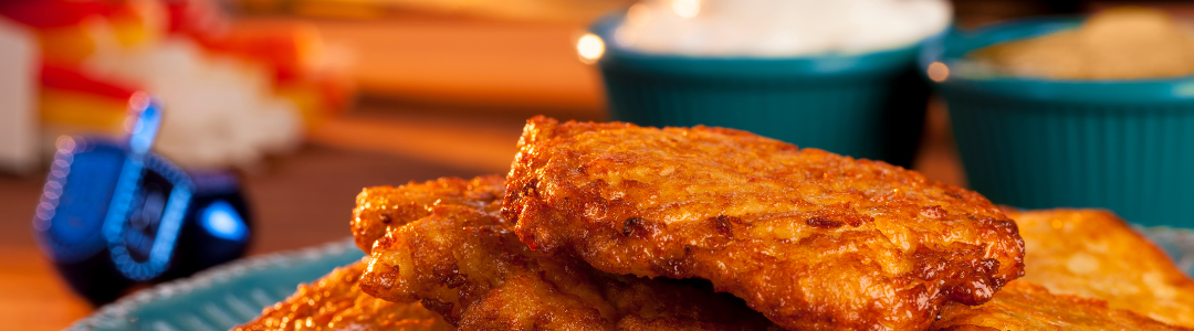 Hot Fresh Frozen Latkes - Overnight Shipping